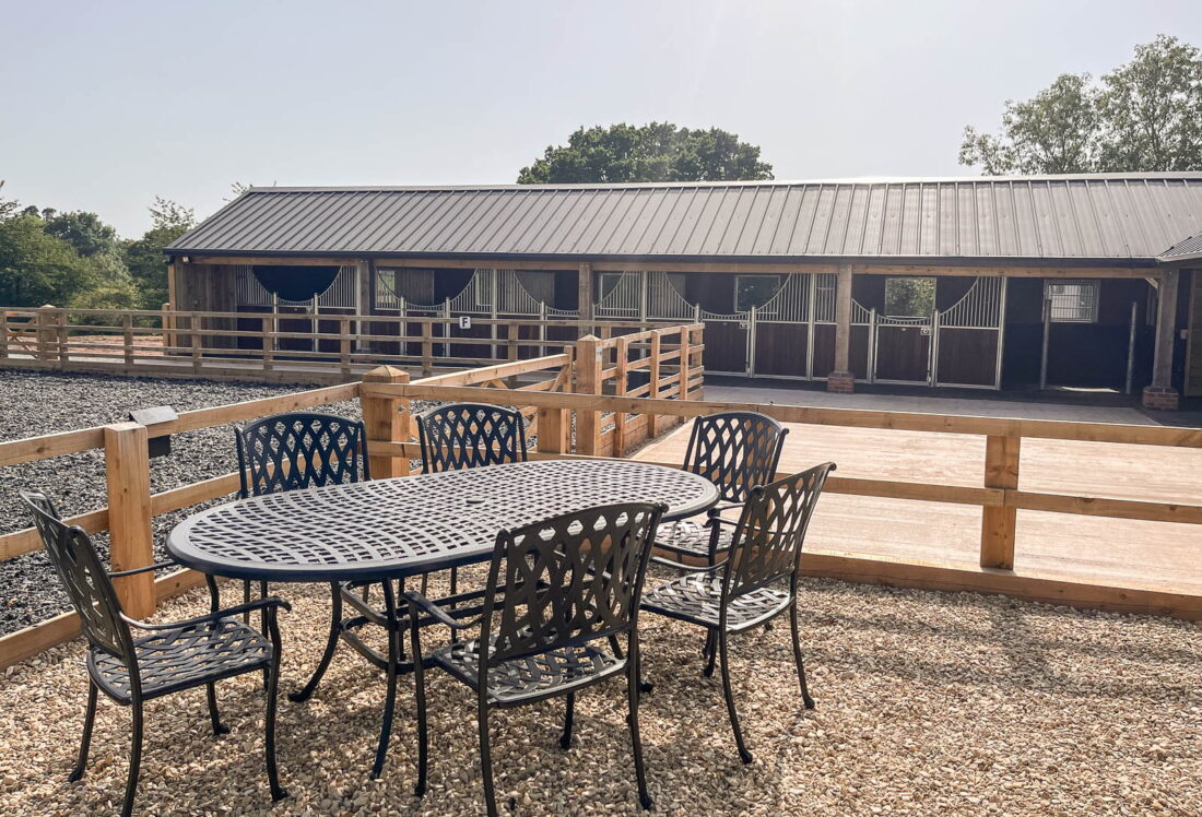 outdoor stable block construction image